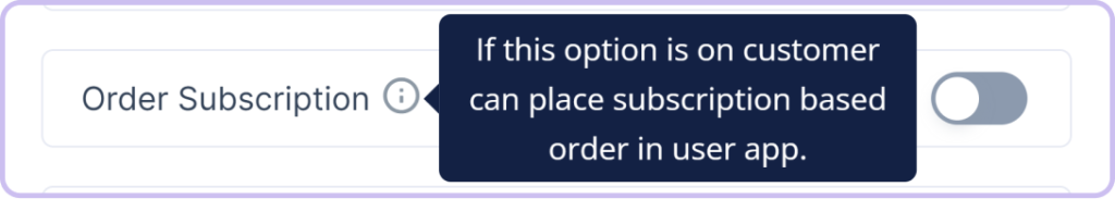 4 2 order subscription model resturent setup