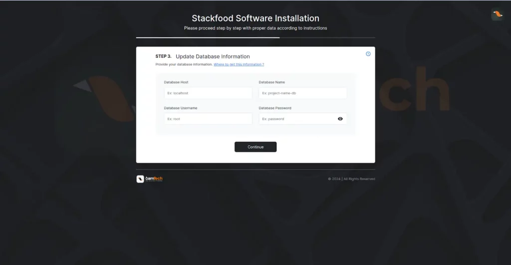 Foodgo Doc Admin Software Installation Step 03 SS